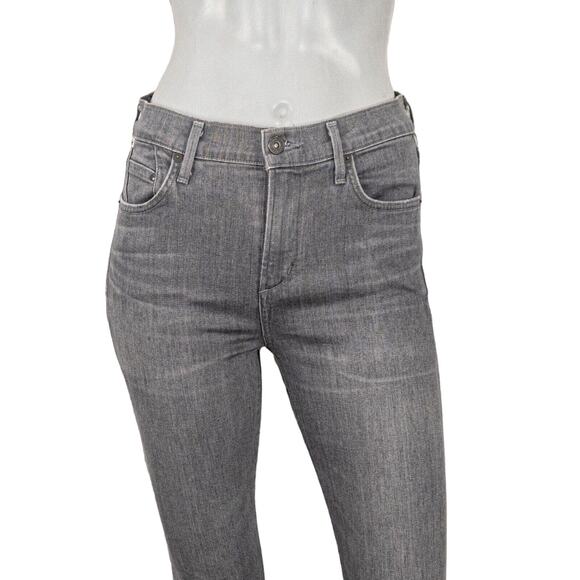 CITIZENS of HUMANITY Premium Vintage sz 26 Rocket High Rise Skinny Jeans Gray - Picture 6 of 14